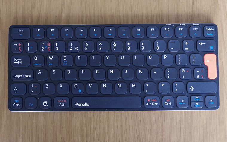 Penclic KB3 keyboard layout