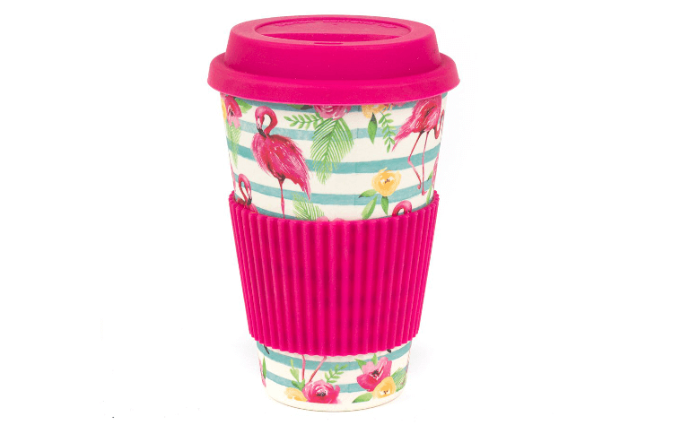 Cambridge Flamingo coffee cup